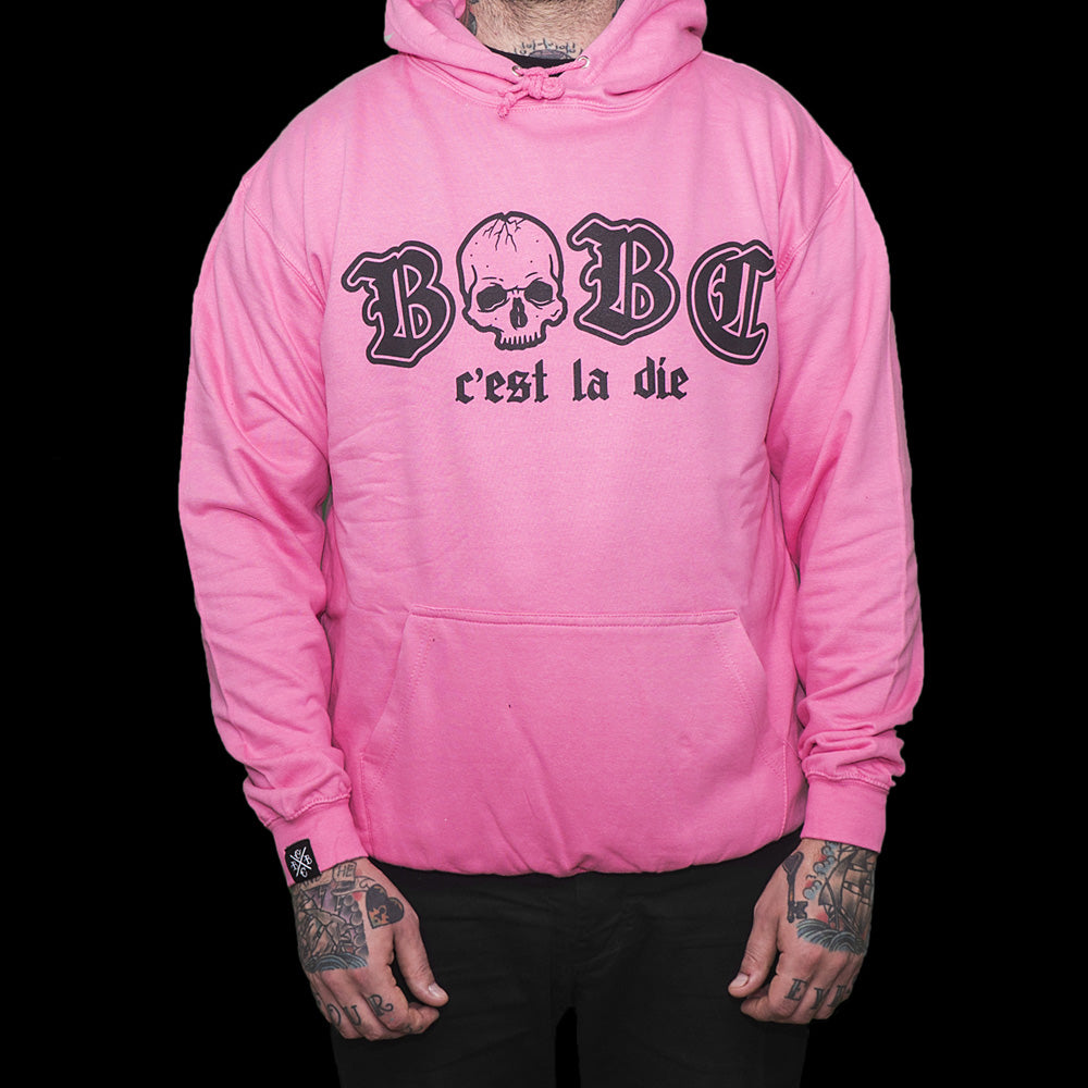 C'est la die (pink hoodie)