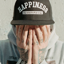 Happiness (black snapback)