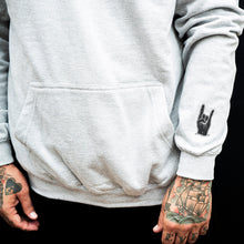 Metal (grey hoodie)